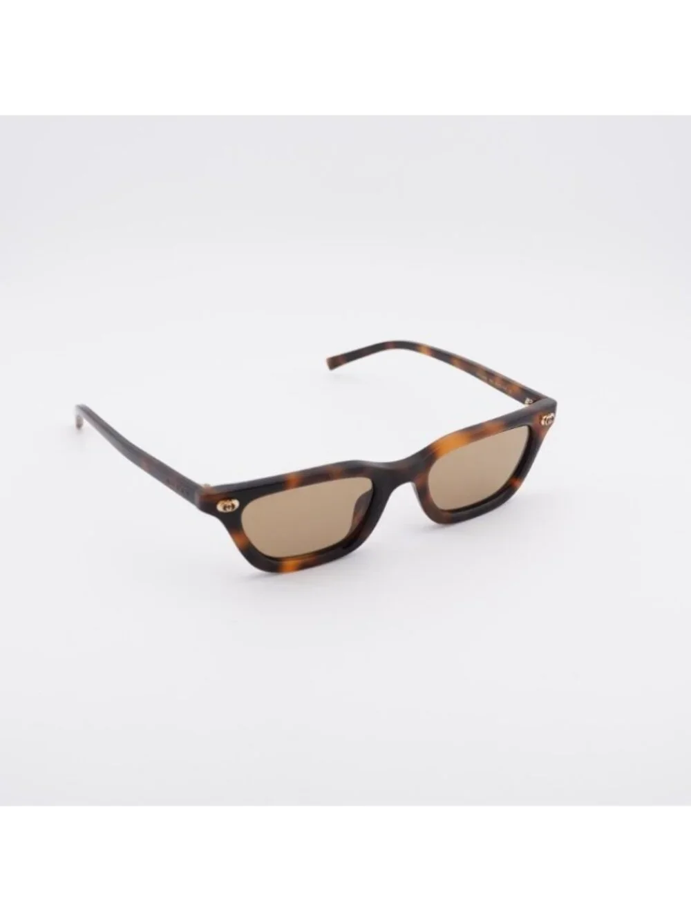 Gucci GG1944S 006 Sunglasses Havana Rectangle Frame, Brown Lenses